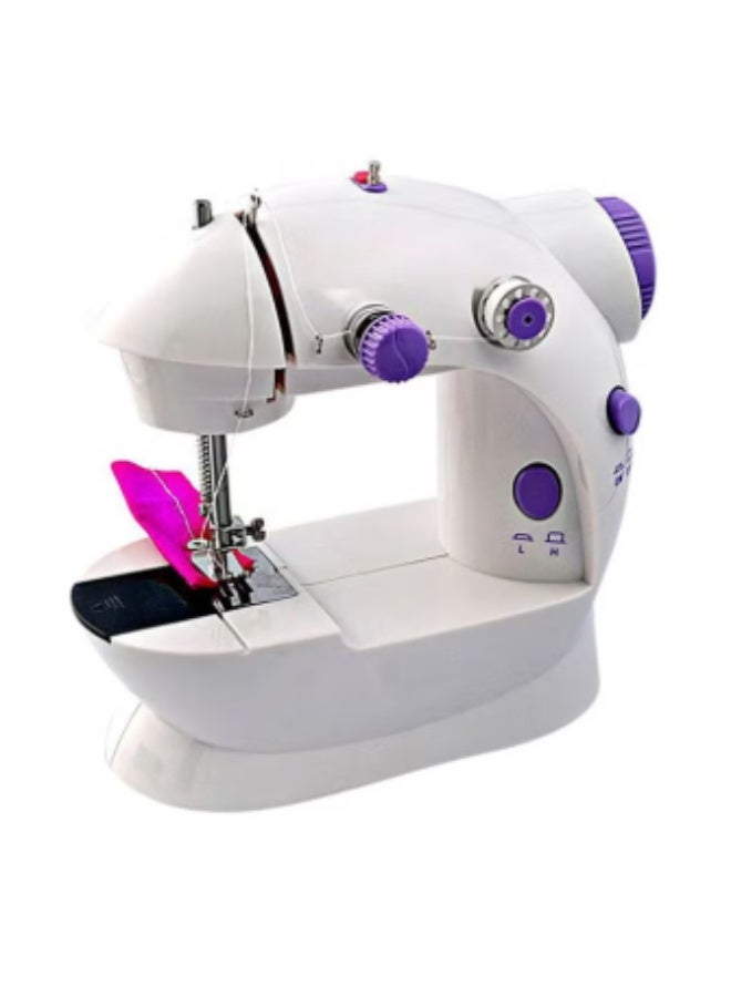 ماكينة خياطة كهربائية صغيرة للاستخدام المنزلي - محمولة، سهلة التشغيل، وتصميم صغير الحجم